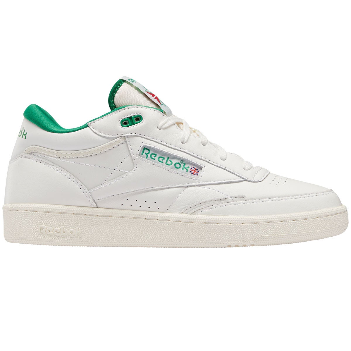 Reebok Club C Mid II vintage sneakers in white and red