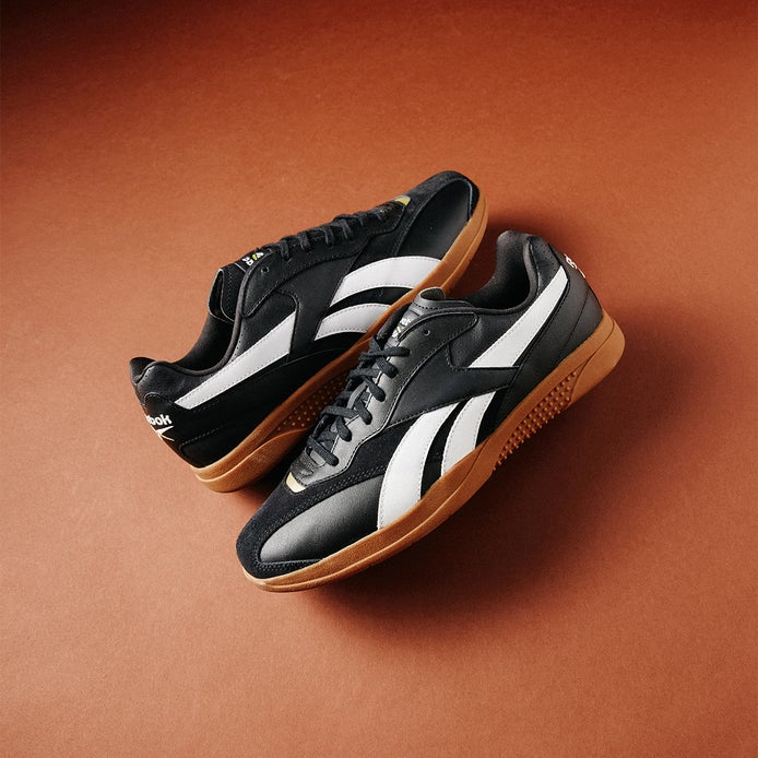 Reebok Hammer Street Shoe in Black/Gold/Gum