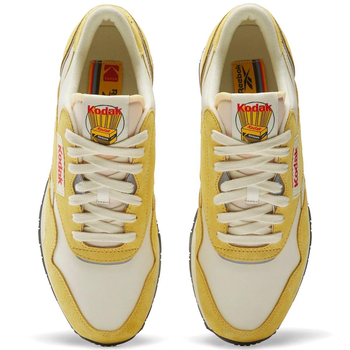 Reebok X Kodak Classic Nylon Shoe in Yellow/Cream/Red Boardertown - Main Image