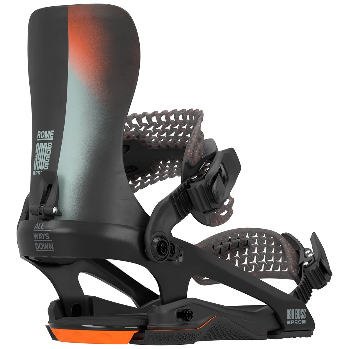 rome 390 snowboard bindings toe strap Boss AW M/L (Men's US 7.5-10) Black New 20 Boarderline Insanity 2 toe straps Rome 390 Boss AW Snowboard
