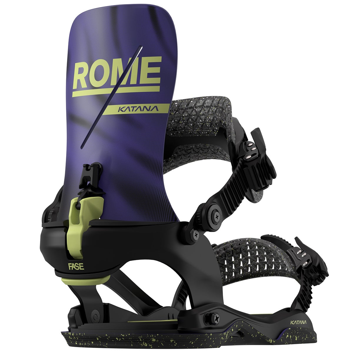 Rome Katana AsymWrap FASE Snowboard Bindings in Team | Boardertown US