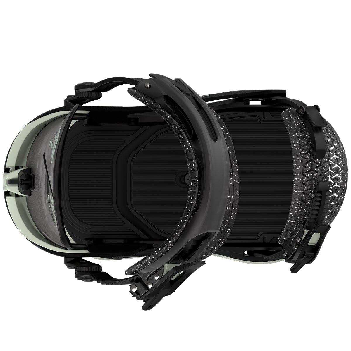Rome Katana AsymWrap FASE X Stale Snowboard Bindings in Stale