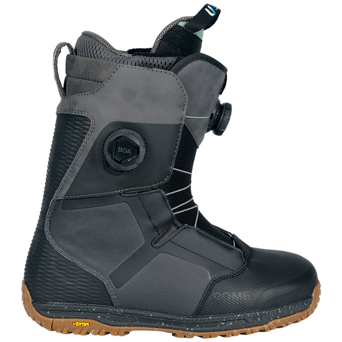 rome bastille snowboard boot Libertine Lace 2025 Romes Libertine Hybrid Boa Black boots feature a hybrid system combining Boa knurling and traditional laces for fast Rome Libertine 2022-2023 Snowboard Boots