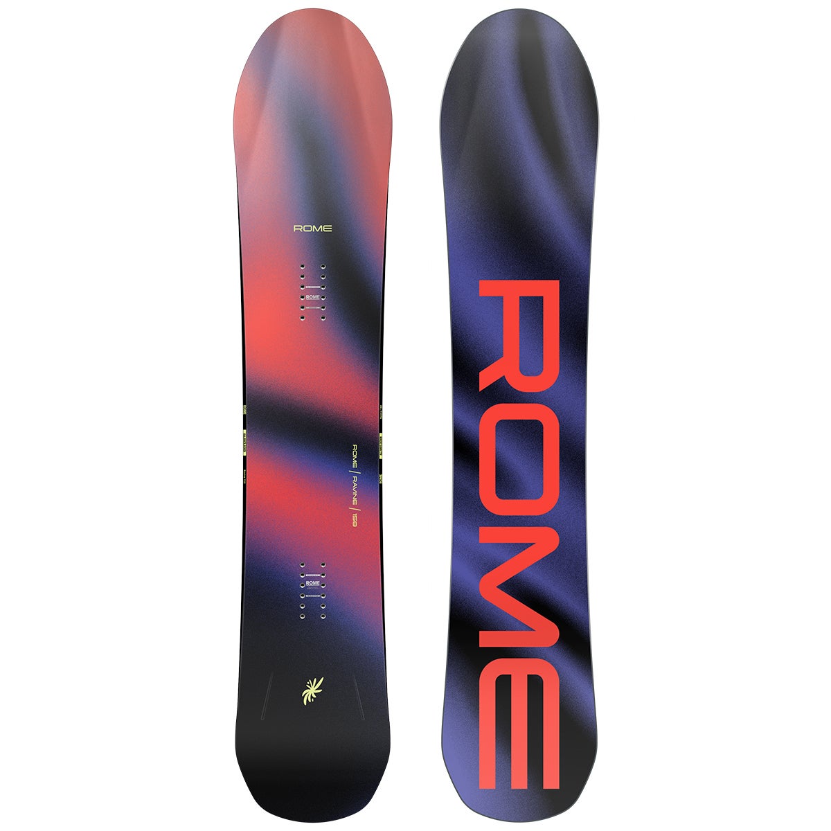 Rome Ravine Snowboard 2027 in Multi | Boardertown