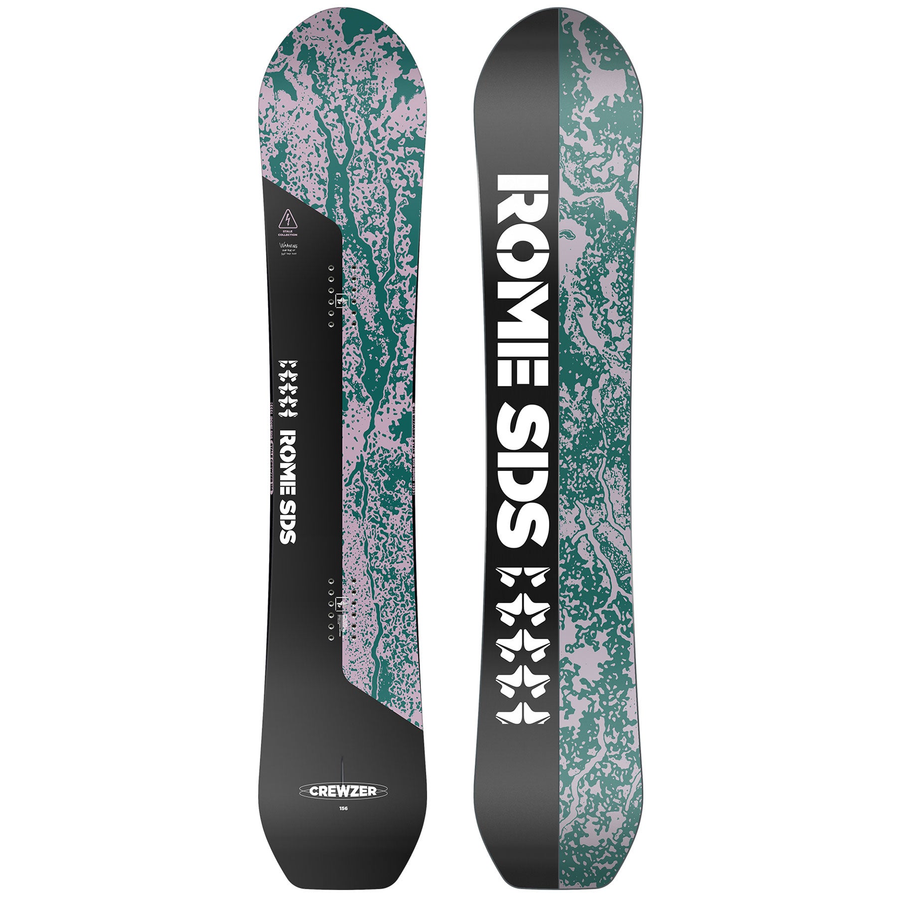 Rome Stale Crewzer Snowboard 2022 In 156 Boardertown