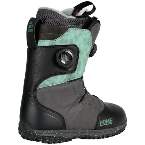 Rome Women's Bodega Boa Snowboard Boots in Black/Teal