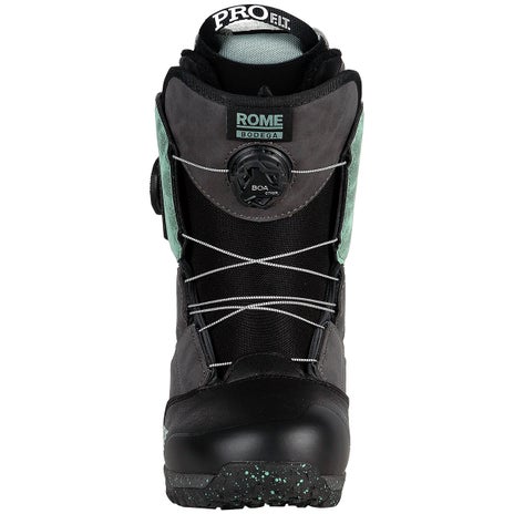 Rome Women's Bodega Boa Snowboard Boots in Black/Teal