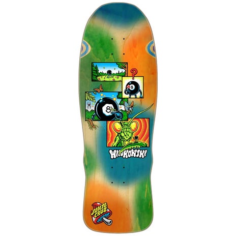 Santa Cruz 8Baller Comic Shaped Skateboard Deck in Winkowski