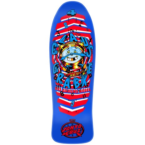 Santa Cruz All Around Reissue Skateboard Deck in Grabke