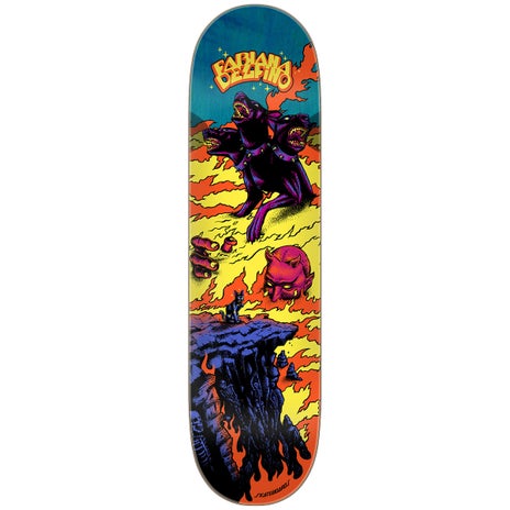 Santa Cruz Inferno Skateboard Deck in Delfino