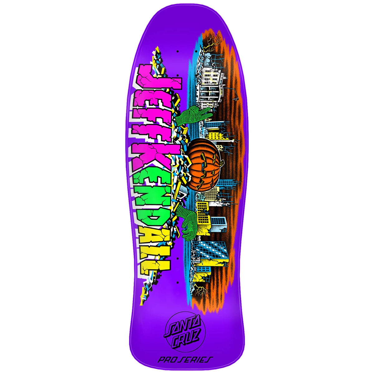 Santa Cruz Kendall Pumpkin Reissue Skateboard Deck in Kendall