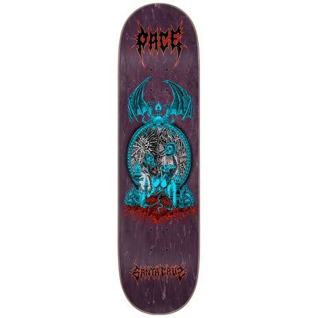 Santa Cruz Mirror Skateboard Deck in Pace