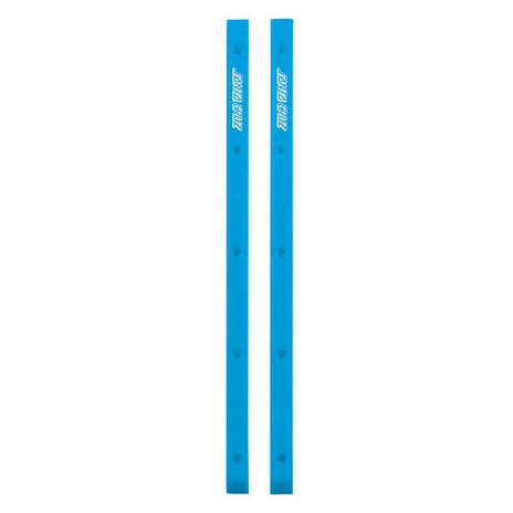 Santa Cruz Slimline Skateboard Rails in Cyan