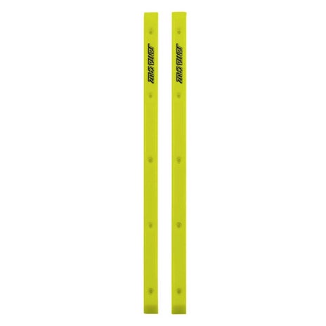Santa Cruz Slimline Skateboard Rails in Neon Yellow