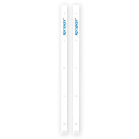 Santa Cruz Slimline Skateboard Rails in White