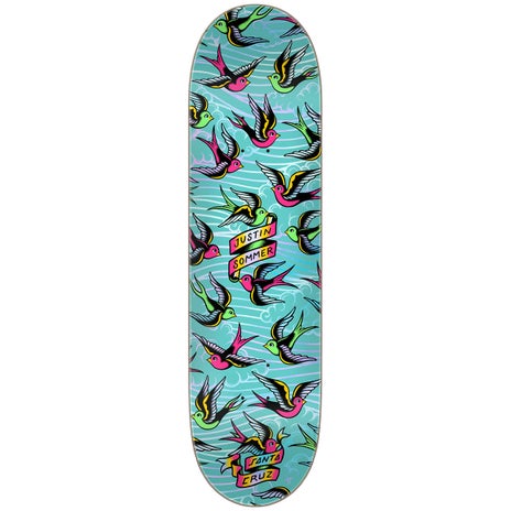 Santa Cruz Sparrows Pro Skateboard Deck in Sommer