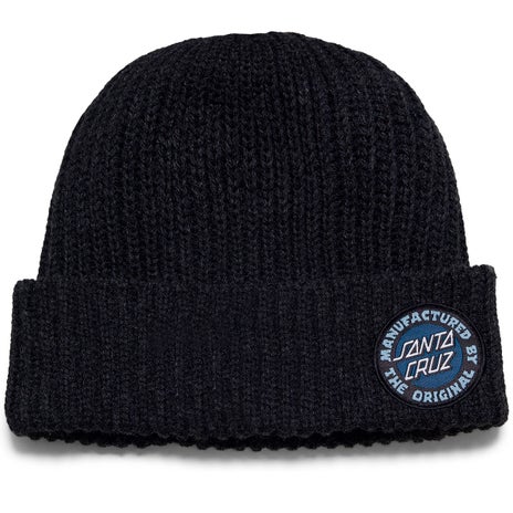 Santa Cruz Speed MFG Dot Beanie in Off Black