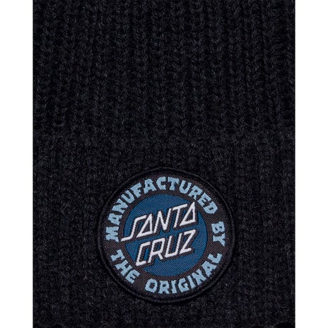 Santa Cruz Speed MFG Dot Beanie in Off Black