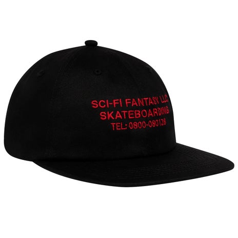 Sci-Fi Fantasy Business Post Hat in Black