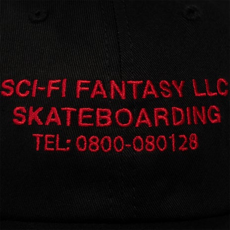 Sci-Fi Fantasy Business Post Hat in Black