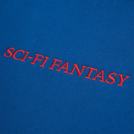 Sci-Fi Fantasy Logo Hood in Royal