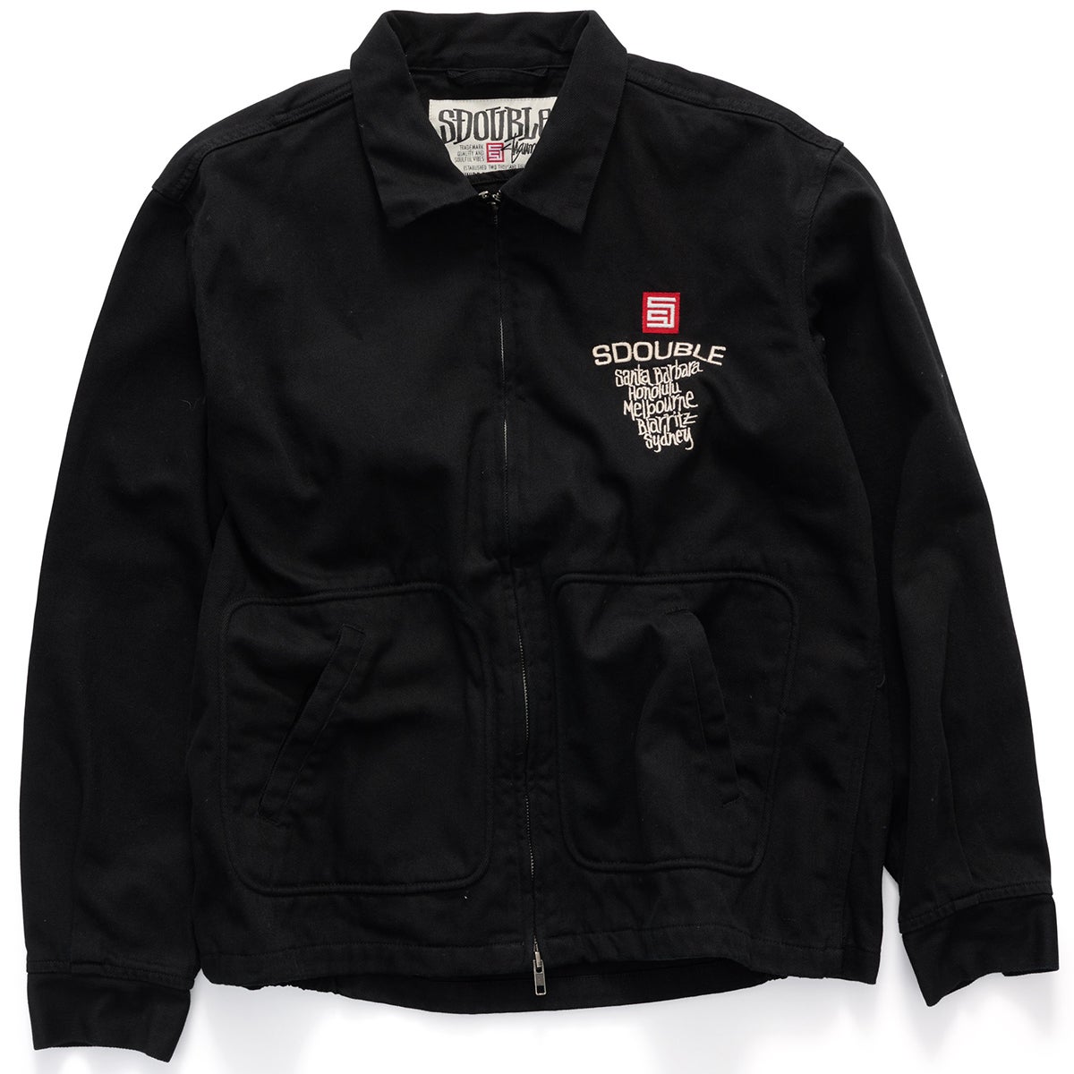 S/Double Biarritz Station Jacket in Black | Boardertown