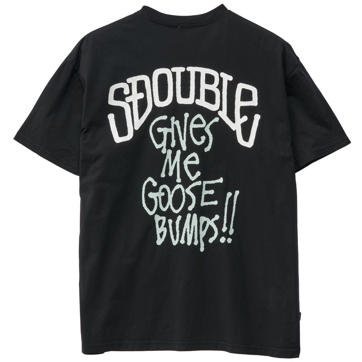 【S/DOUBLE】エスダブル Goosebumps SS Tee Tシャツ S-Double Goosebumps SS Tee WASHED BLACK | Glue Store
