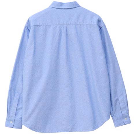 S/Double Oxford L/S Classic Shirt in Medium Blue