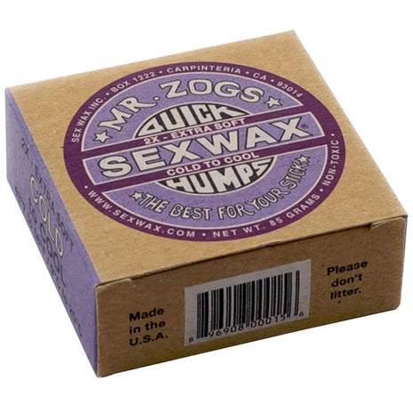 Sexwax Quick Humps 2X Cold/Cool Surf Wax in Purple