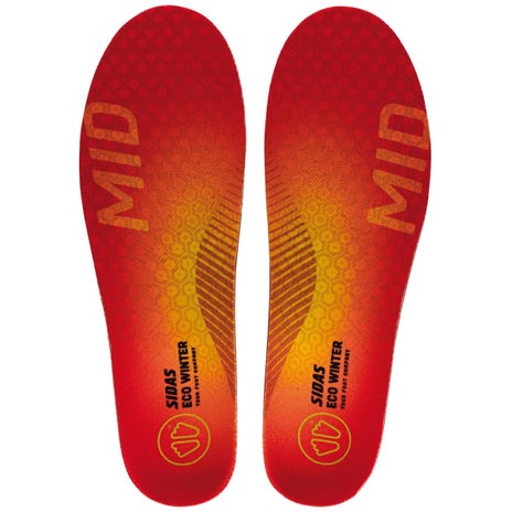Sidas 3Feet ECO Winter Mid Insoles in Orange
