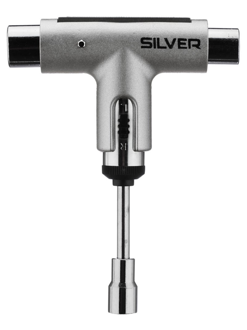 Silver Skate Tool in Metallic Silver Boardertown