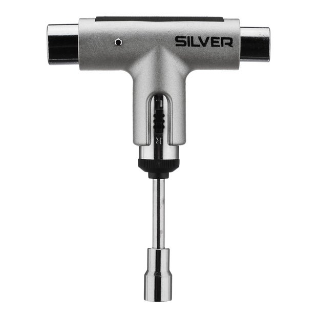 Silver Skate Tool in Metallic Silver