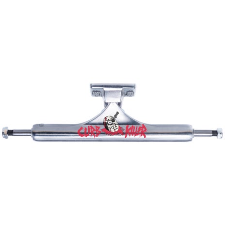 Trucks Silver Polished Independent Silver Polished 144 Mid Trucks Set - Pour Skateboard Pièces