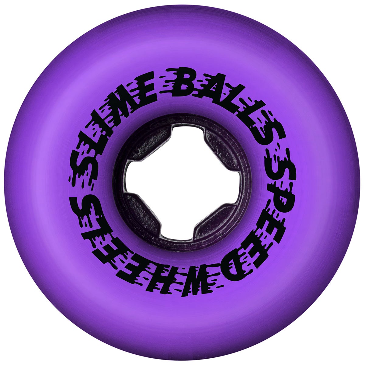 Slime Balls Bam Margera Hardline 95A Skateboard Wheels in Purple