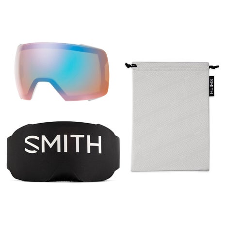 Smith I/O MAG XL Chromapop Goggles + Spare Lens in Dawn Patrol/Sun Black
