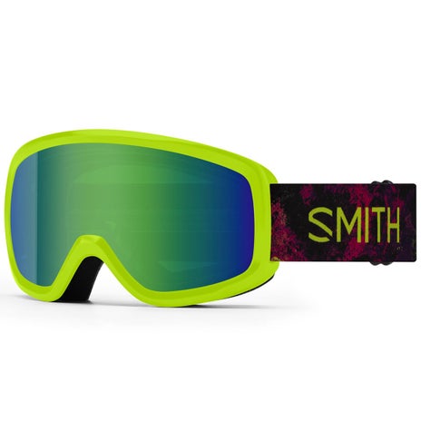 Smith Snowday Goggles in Lime Space Dust/Green Sol-X