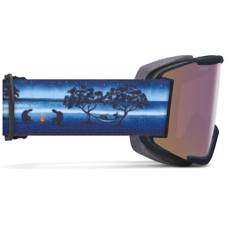 Smith Squad Chromapop Goggles + Spare Lens in AC/Tess Coady/Everyday Rose Gold