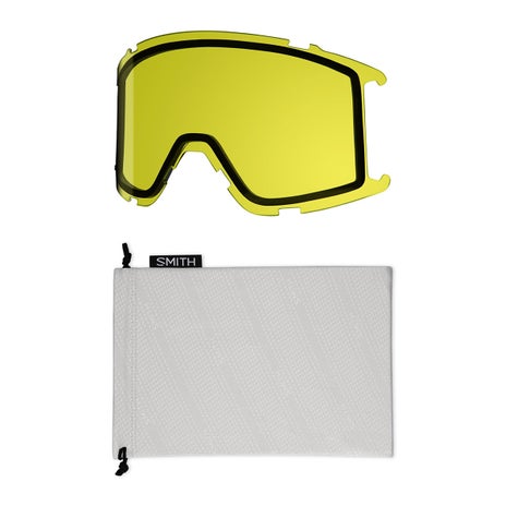 Smith Squad S Chromapop Goggles + Spare Lens in Black Marble/Sun Black