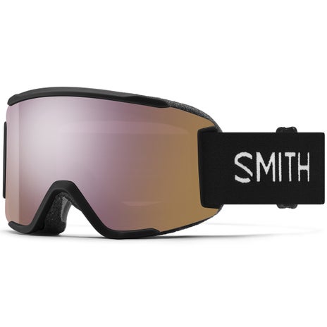 Smith Squad S Chromapop Goggles + Spare Lens in Black/Everyday Rose Gold