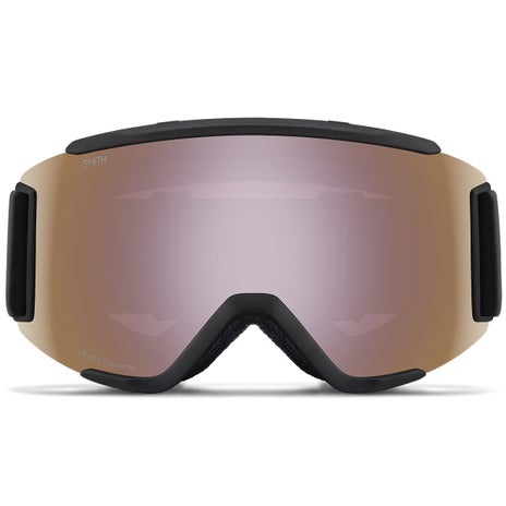 Smith Squad S Chromapop Goggles + Spare Lens in Black/Everyday Rose Gold