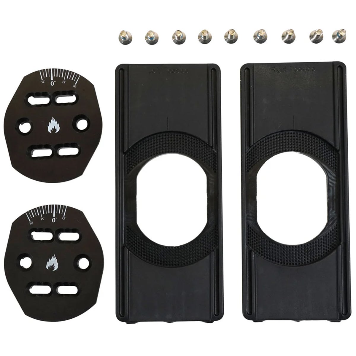Spark R&D Solid Board Canted Pucks in Black | Boardertown