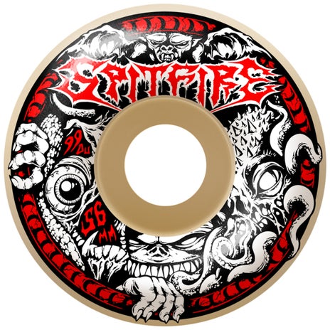 Spitfire F4 99 Radial Full Demon Gate Skateboard Wheels in Natural