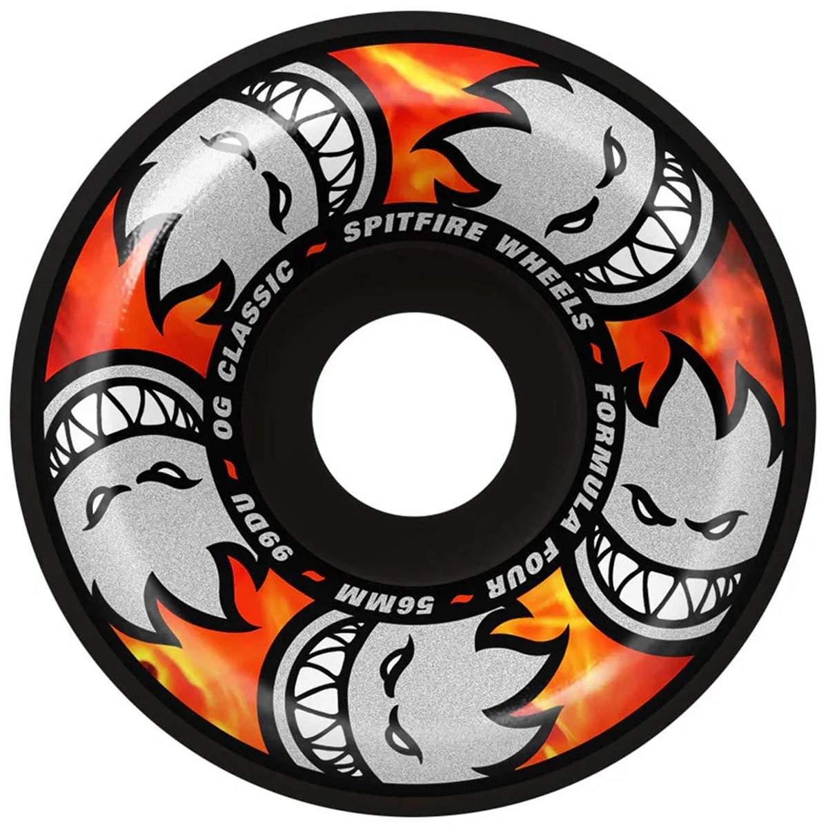 Spitfire Multiball F4 99 OG Classic Skateboard Wheels in Black