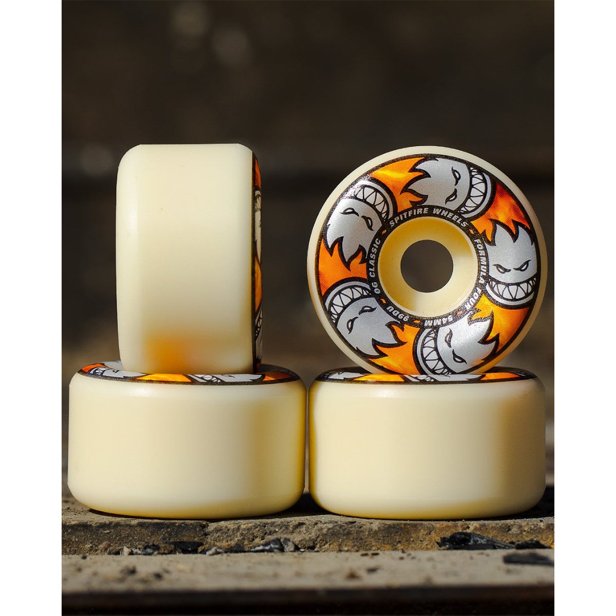 Spitfire Multiball F4 99 OG Classic Skateboard Wheels in Natural