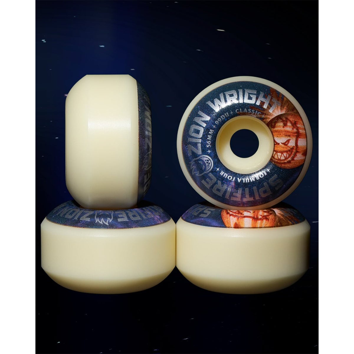 Spitfire Zion Cosmic F4 99 Classic Skateboard Wheels in Natural