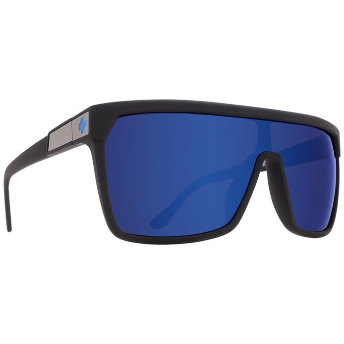 Spy Flynn Sunglasses in Soft Blk/Hp Blu