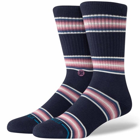 Stance Hill Top Crew Sock in Navy