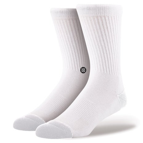 Stance Icon Sock in White/Black
