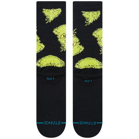 Stance Mean One Sock in Black