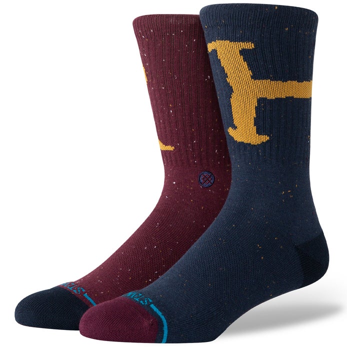 Stance x Harry Potter Ron And Harry Crew Sock in Navy